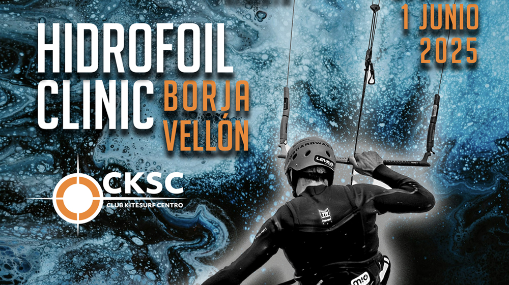 Hidrofoil Clinic Kitefoil de Borja Vellón en Valverde del Jucar